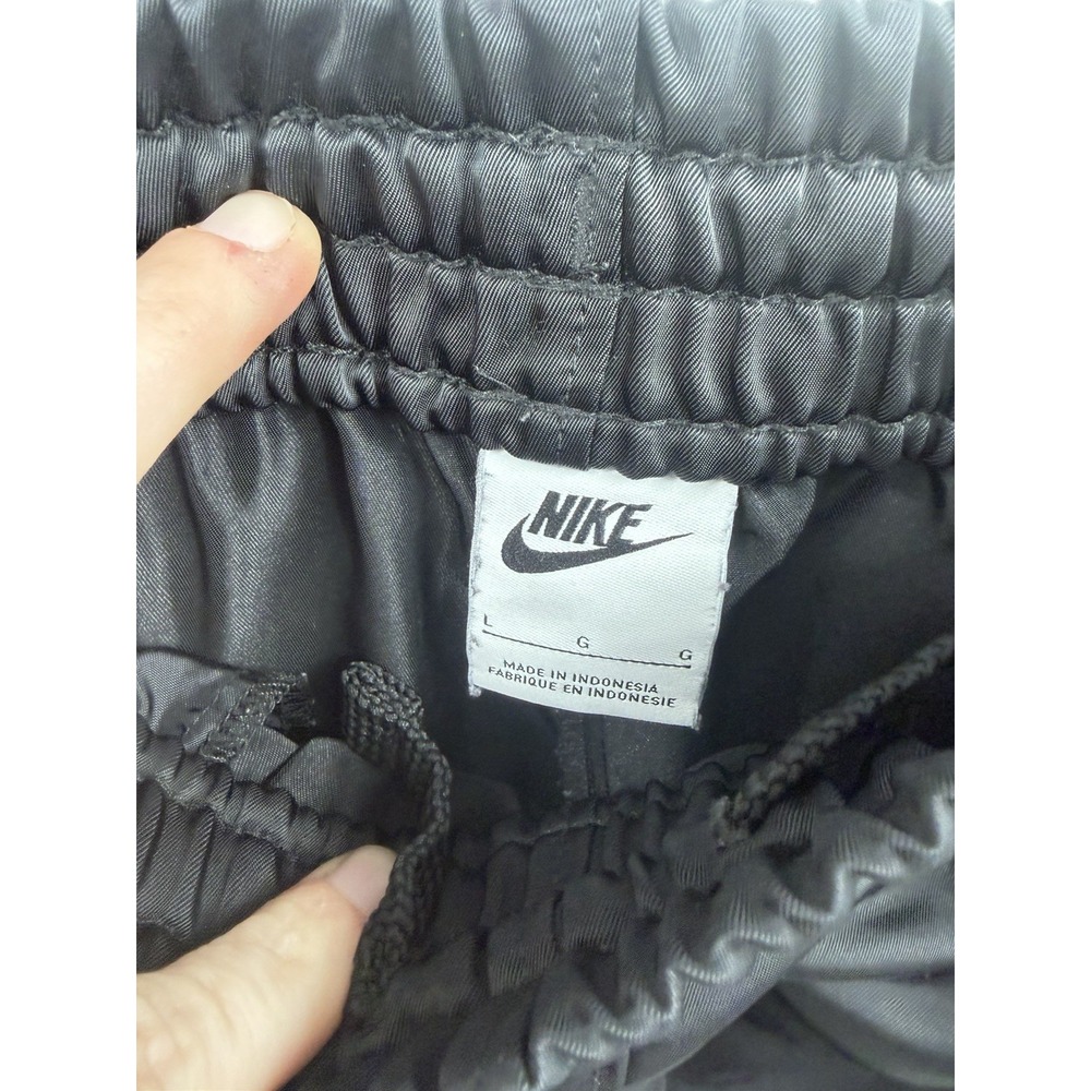 Nike NSW Novelty Capsule Pants Women L Black Wide Leg Cargo Track Athletic Gym - Picture 4 of 10